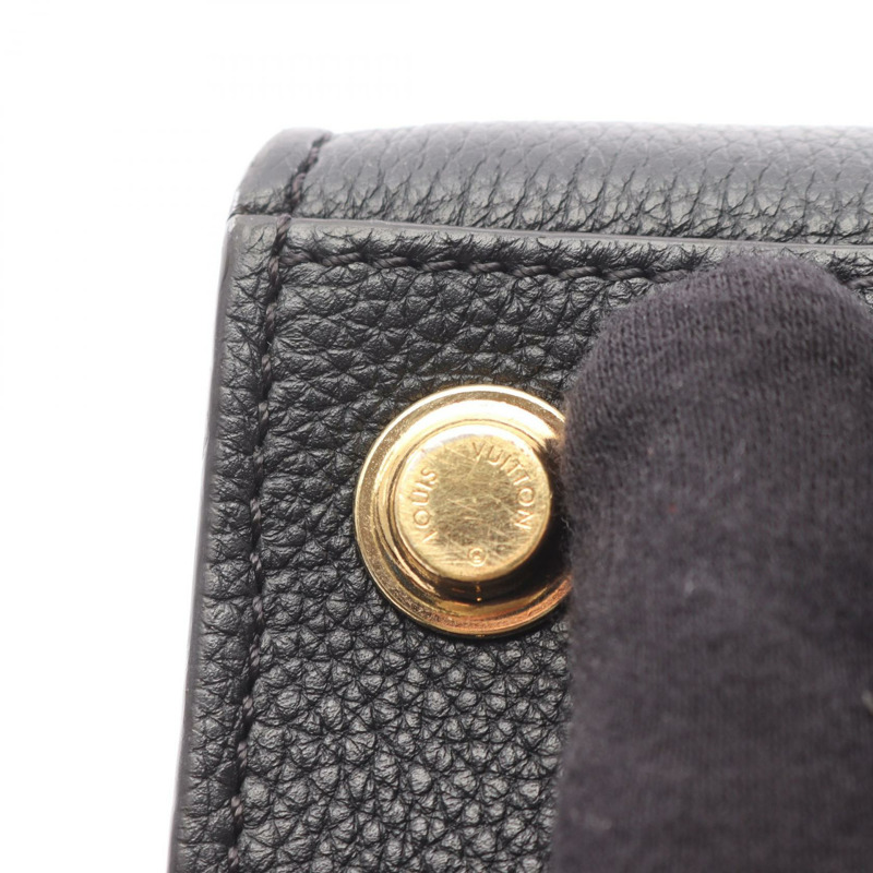 LOUIS VUITTON City Steamer PM 單肩包 手提包 M53028 皮革 黑色 二手 女士 LV-8