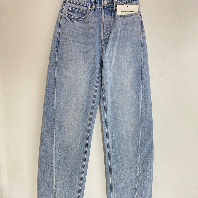 促銷品 Alexander Wang 直筒牛仔褲 24 25 26碼-0