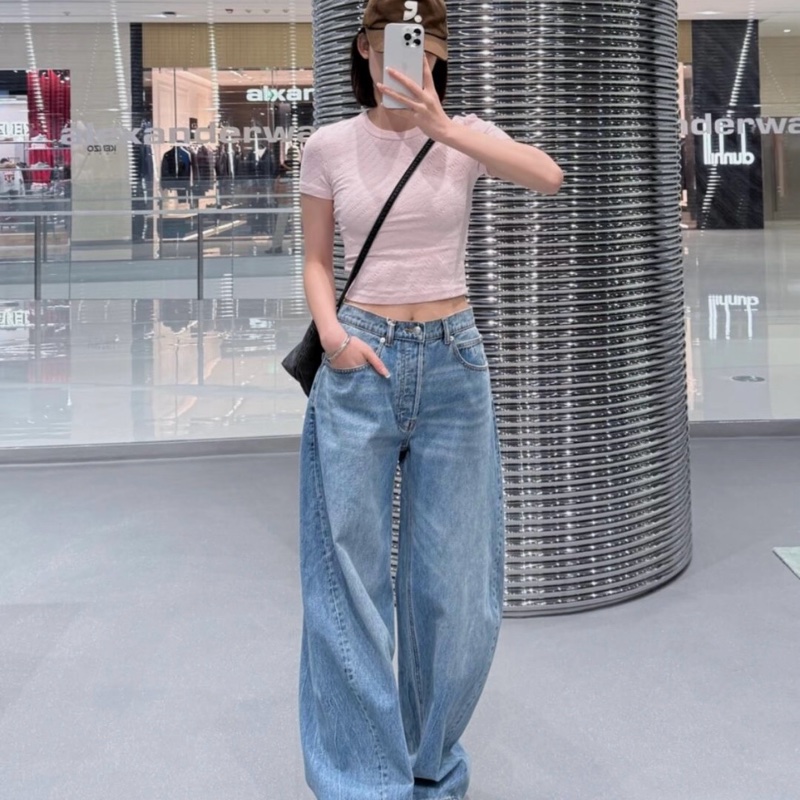 促銷品 Alexander Wang 直筒牛仔褲 24 25 26碼-5