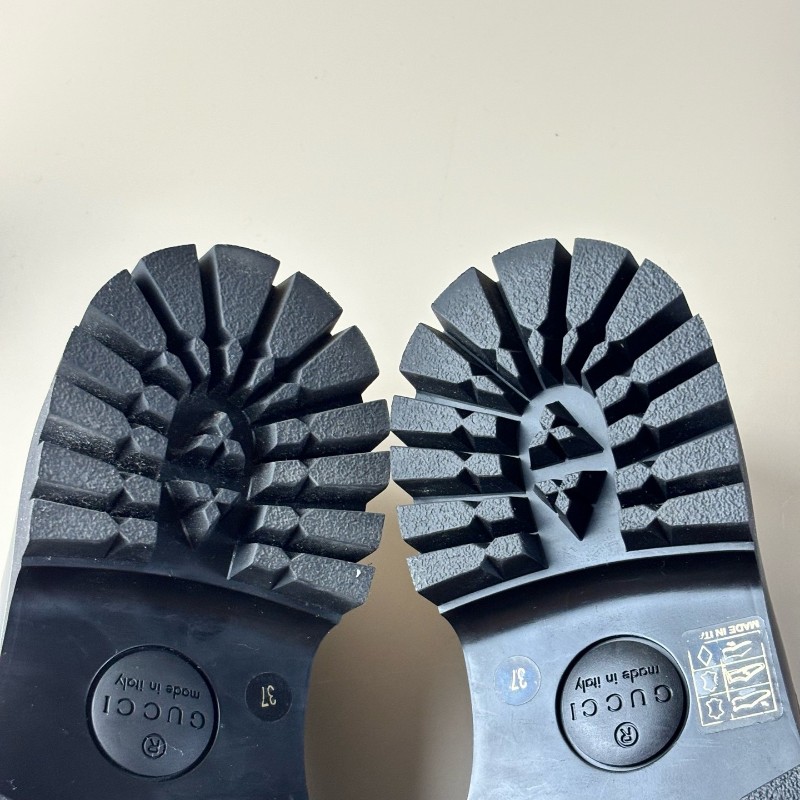 GUCCI/古馳 馬銜扣蜜蜂刺繡厚底樂福鞋 37碼 試穿一兩次-6