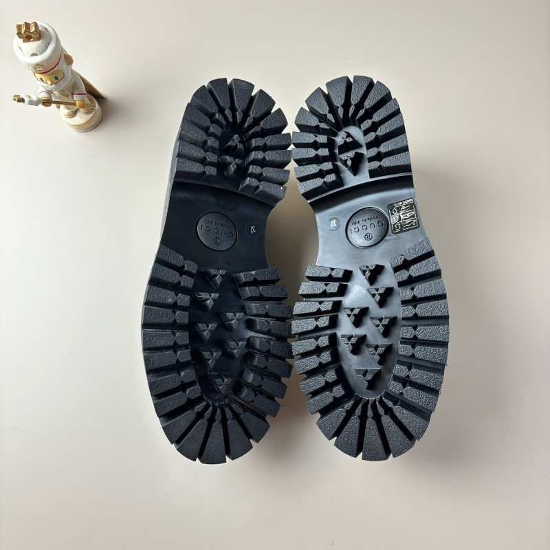 GUCCI/古馳 馬銜扣蜜蜂刺繡厚底樂福鞋 37碼 試穿一兩次-7