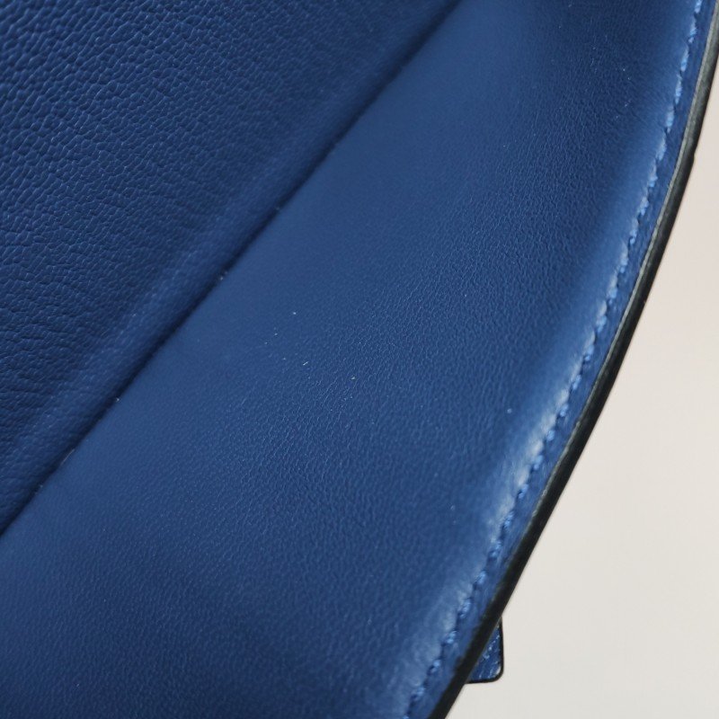 Hermes Bearn 小號 羊皮 純色 標誌H袢帶 皮夾-7