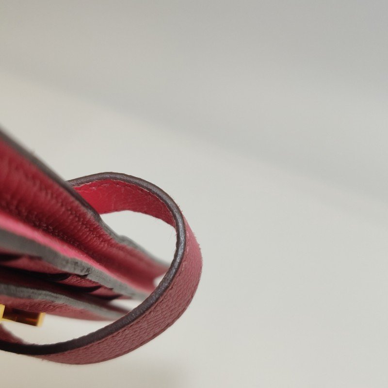 Hermes Bearn 小號 牛皮 純色標誌 H袢帶 皮夾-14