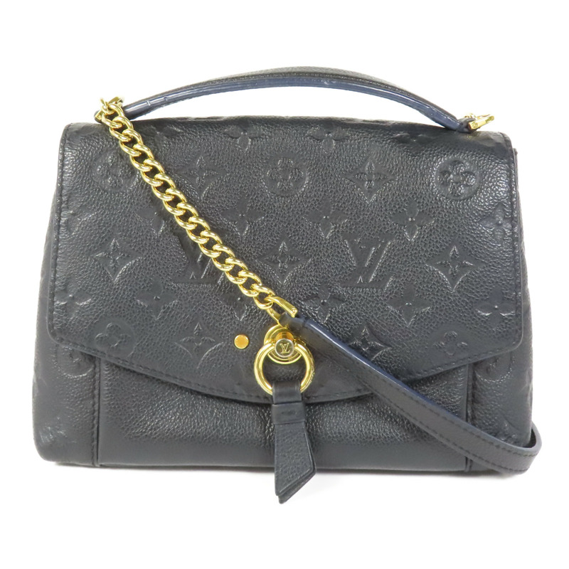 LOUIS VUITTON Monogram Empreinte Blanche BB金扣肩背袋-0