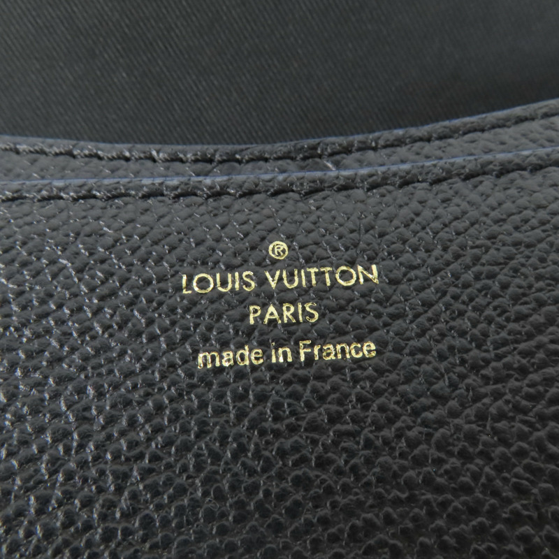LOUIS VUITTON Monogram Empreinte Blanche BB金扣肩背袋-8
