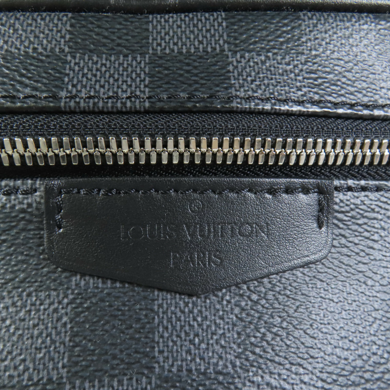 LOUIS VUITTON Damier Graphite Josh Backpack銀扣背包-7