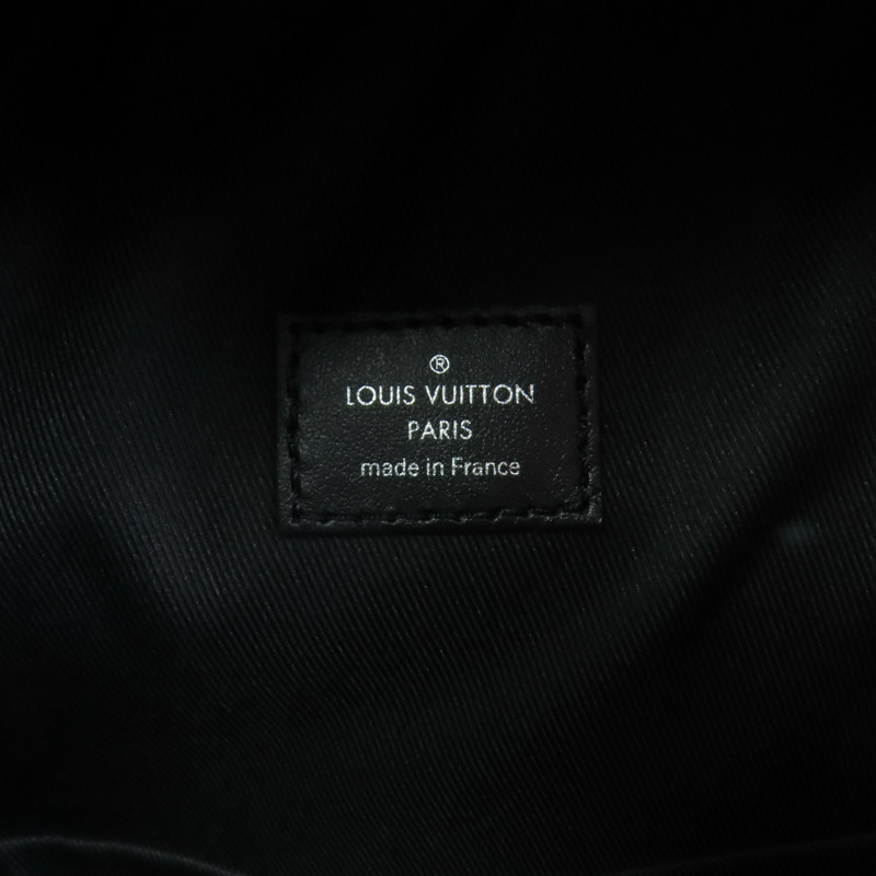 LOUIS VUITTON Damier Graphite Josh Backpack銀扣背包-10
