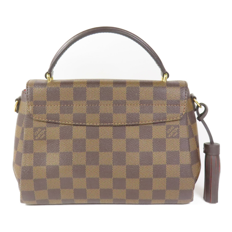 LOUIS VUITTON Damier Croisette金扣手挽肩背兩用袋-2