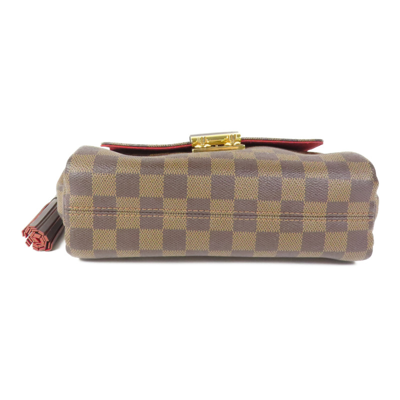 LOUIS VUITTON Damier Croisette金扣手挽肩背兩用袋-3