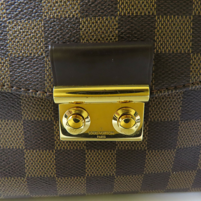 LOUIS VUITTON Damier Croisette金扣手挽肩背兩用袋-5