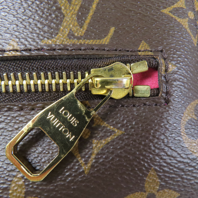 LOUIS VUITTON Monogram Patches Pochette Metis金扣手挽肩背兩用袋棕色-12