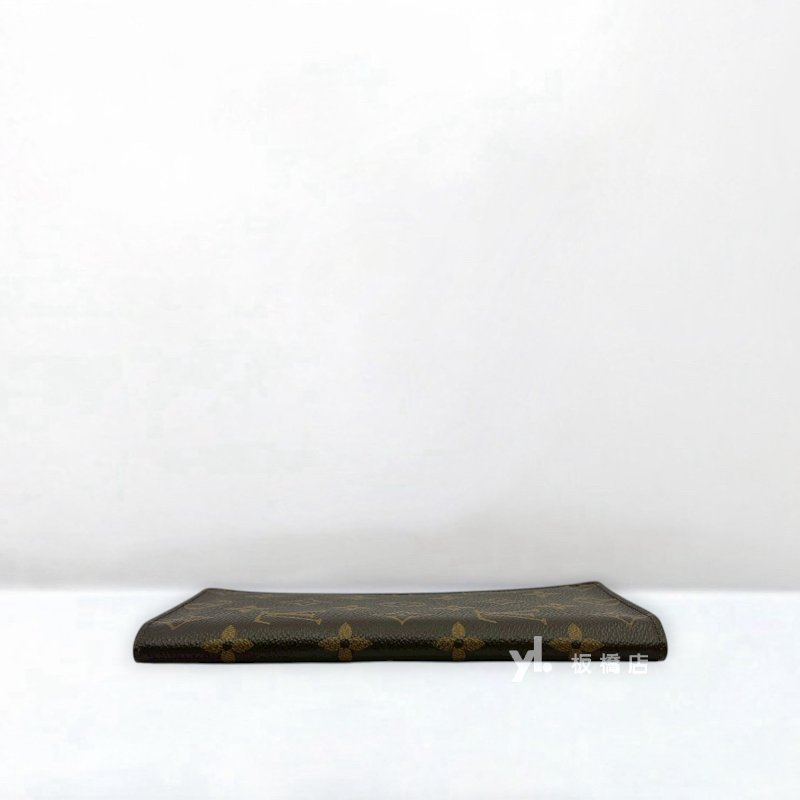 LV 原花對開長夾-4