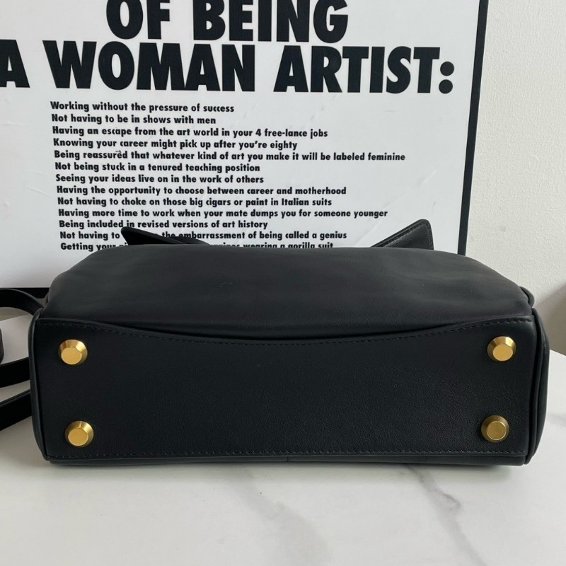 Balenciaga巴黎世家RODEO 小號 黑金五金配件 光滑小牛皮肩背包-3