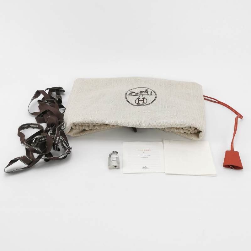 Hermes Victoria 35 對向拉鍊 單肩包Clemence(TC) 牛皮 銀扣 9M鮭魚色框 O刻-9