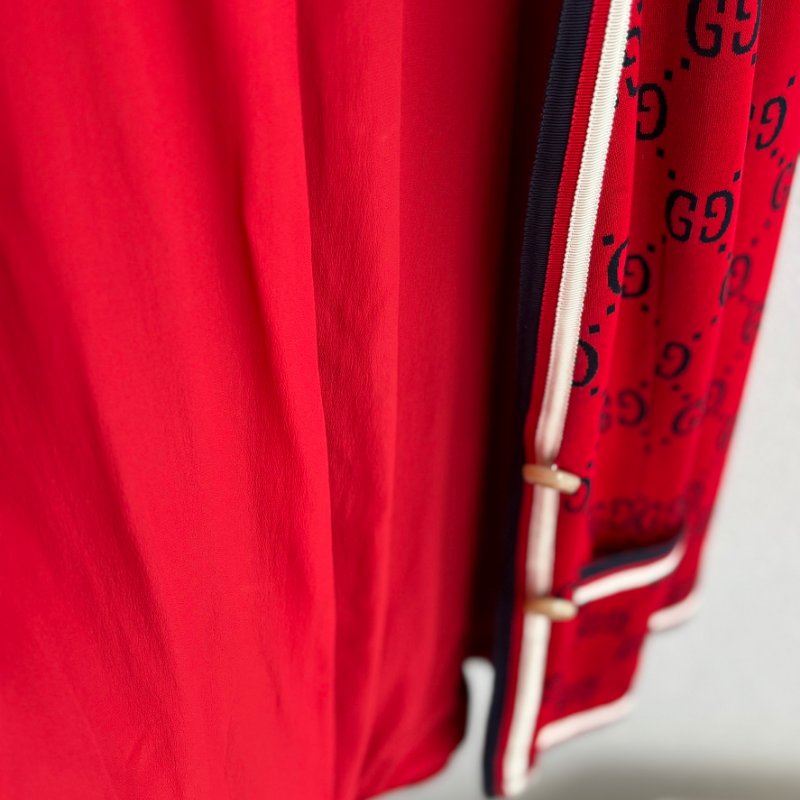::GUCCI:: 滿版雙G 紅色開襟上衣 外套 Red double G full-print-16