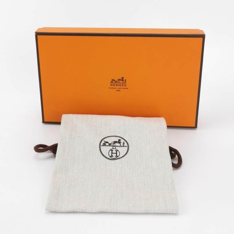 Hermes Bearn 小號 牛皮 純色 標誌H袢帶 皮夾-7