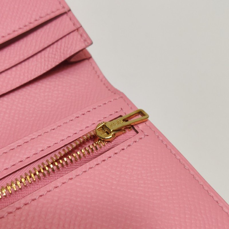 Hermes Bearn 小號 牛皮 純色 標誌H袢帶 皮夾-10