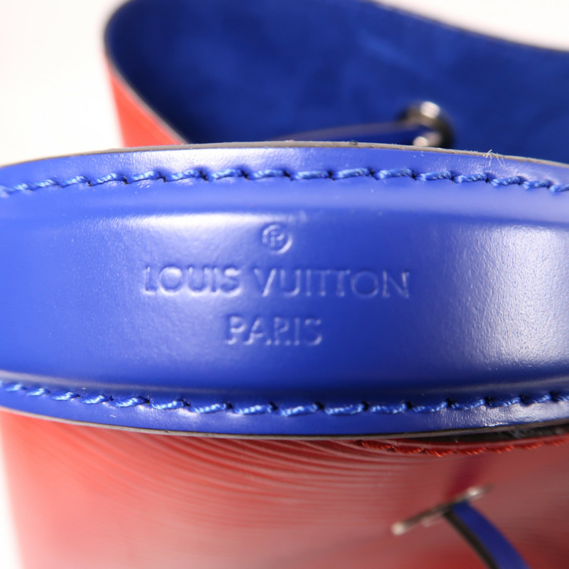 LOUIS VUITTON Epi NeoNoe MM銀扣手挽肩背兩用袋紅色藍色-5
