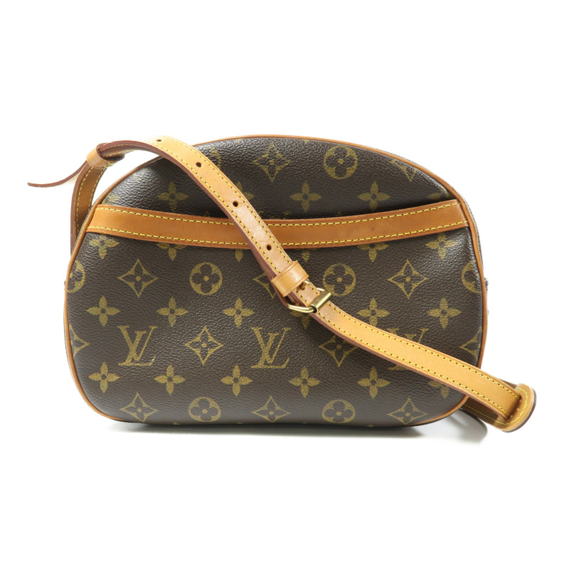 LOUIS VUITTON Monogram Blois金扣肩背袋棕色-0