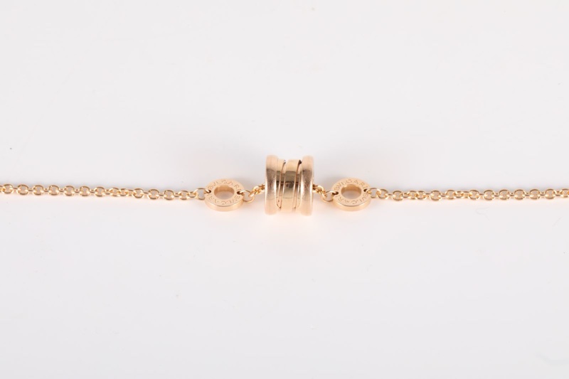 BVLGARI(寶格麗) B.ZERO1 小彈簧手鏈 18K玫瑰金 S-M碼 玫瑰金-2