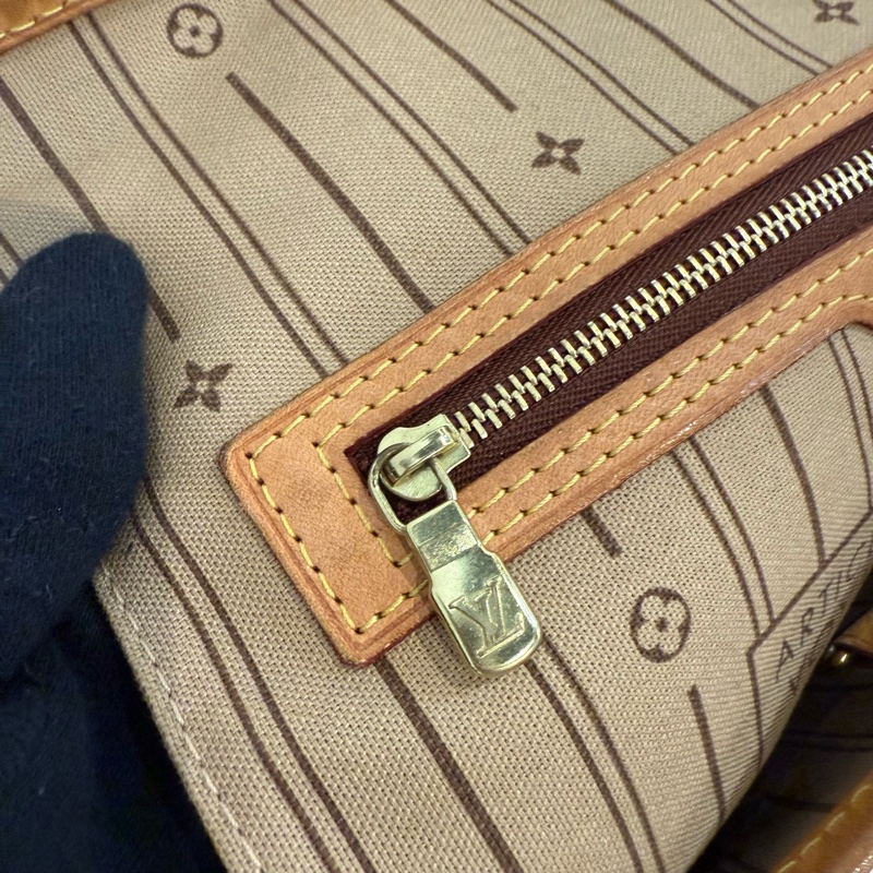 LV Neverfull mm 經典老花購物袋-2