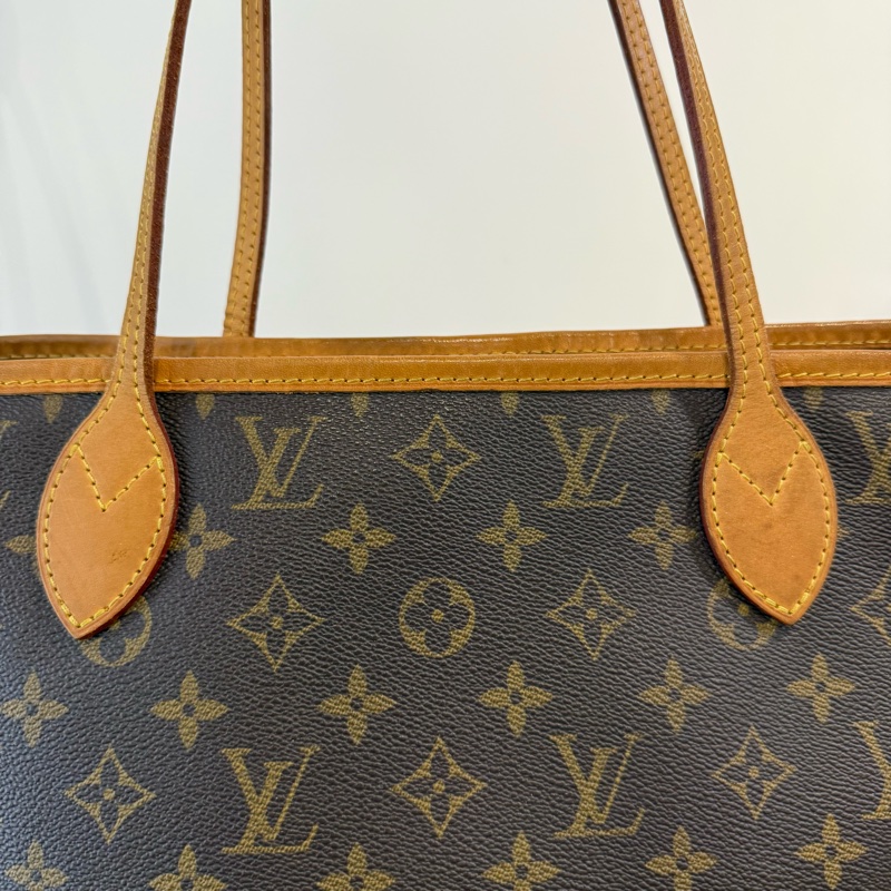 LV Neverfull mm 經典老花購物袋-3