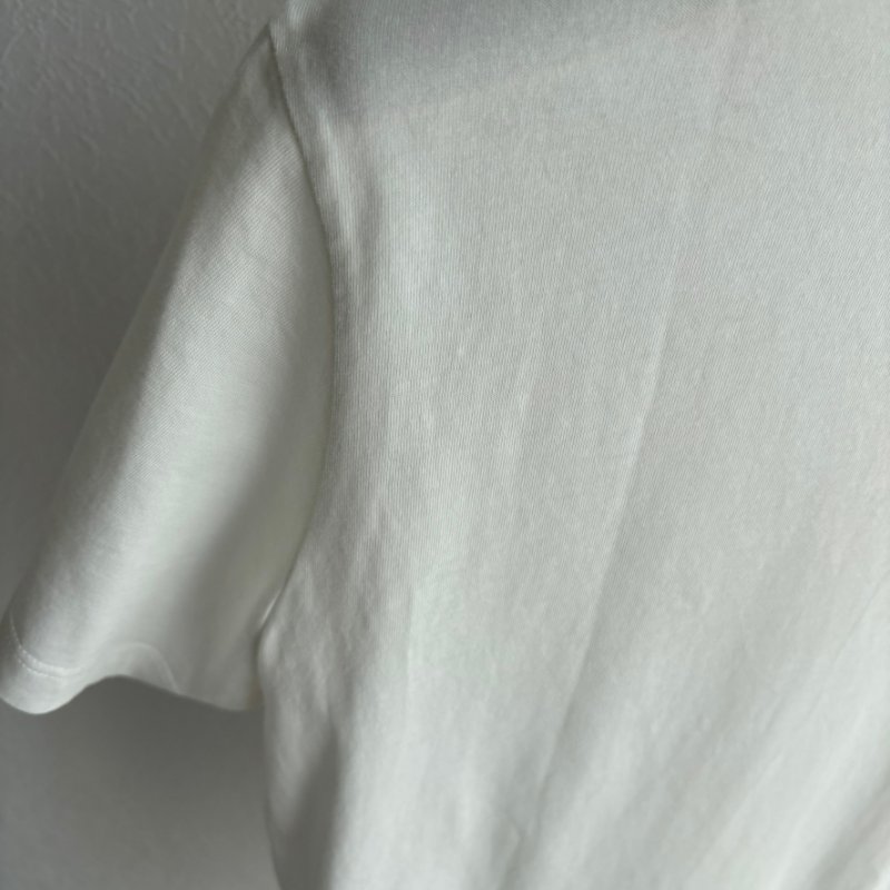 ::MONCLER:: 白色棉質T恤 品牌標誌字母LOGO-4