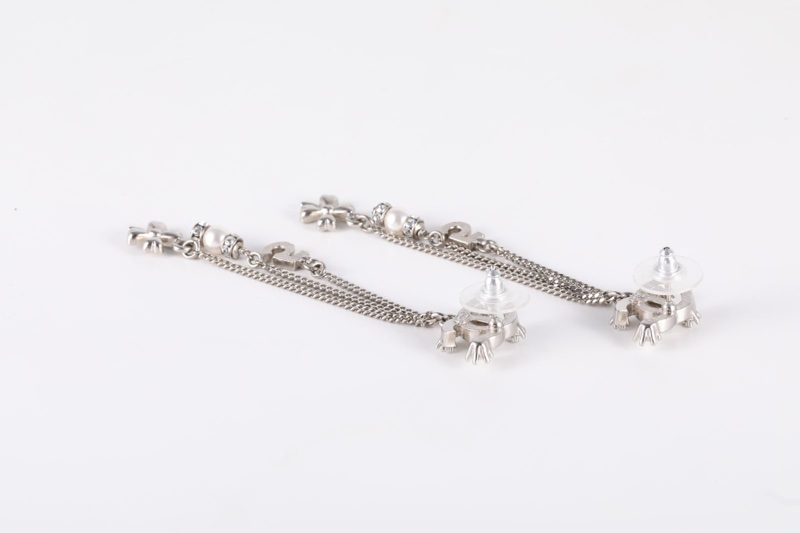CHANEL(香奈兒) 合金 23P 雙C logo 吊墜 耳環耳釘-2