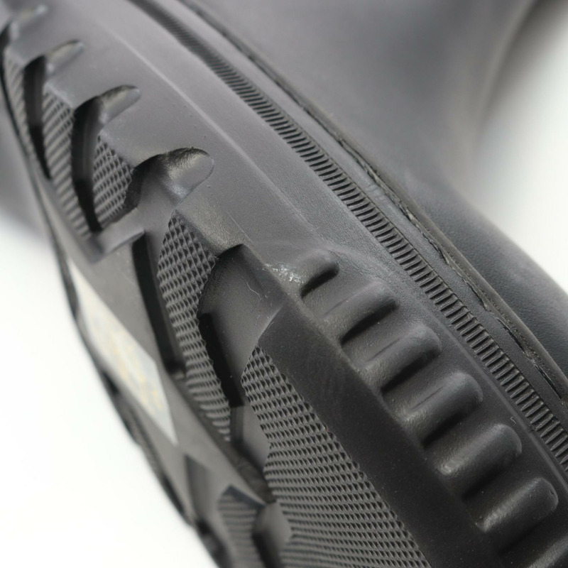 Christian Dior 黑色平底皮靴，二手女款 #36 D-8