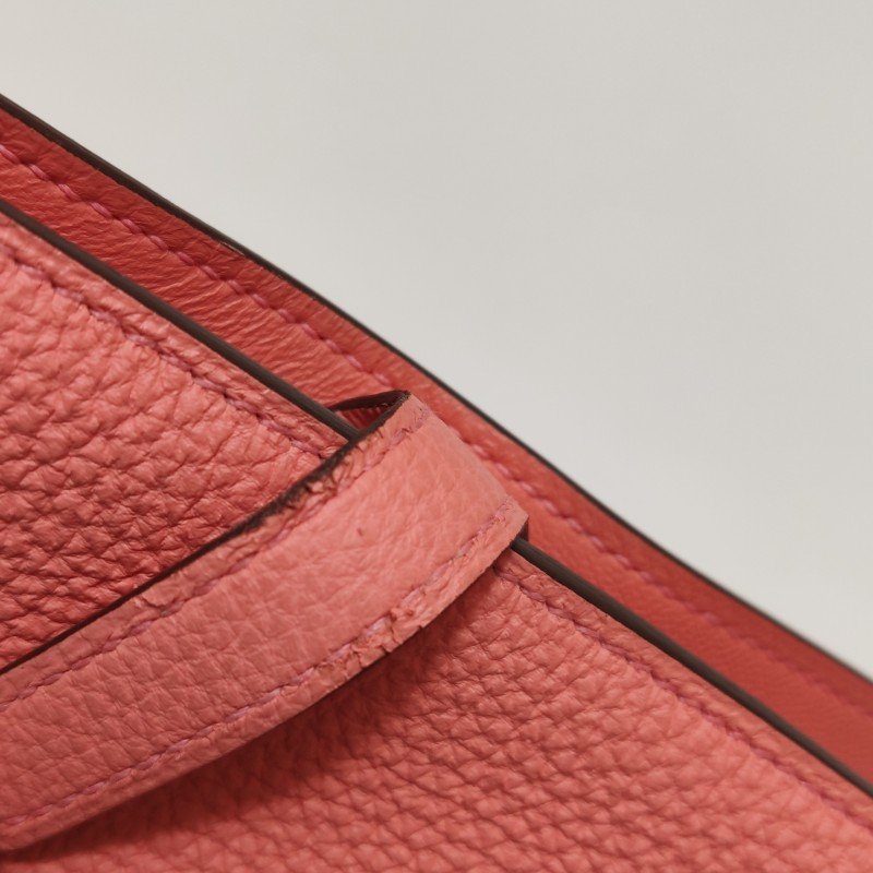 Hermes Dogon Duo 牛皮 純色 馬鞍釘 鎖扣 手拿包-18