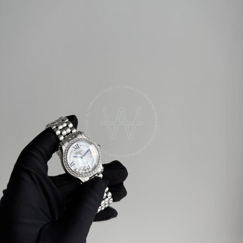 🖤蕭邦錶Chopard Happy Sport自動上鏈腕表 /蕭邦Happy Sport腕錶/蕭邦機械錶/蕭邦手錶（精鋼折疊扣/278610 3002）🖤無花果精品-3