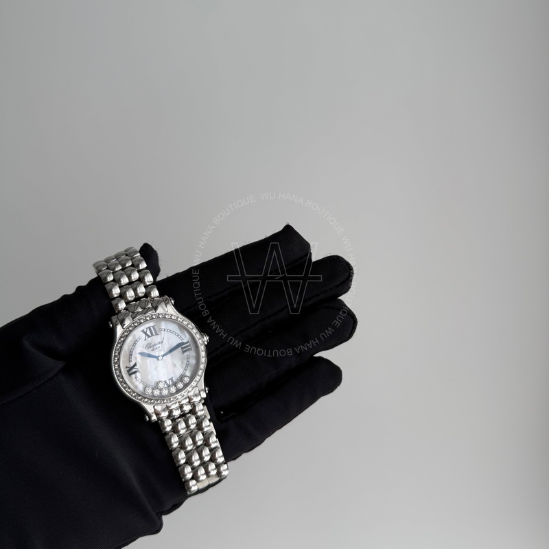 🖤蕭邦錶Chopard Happy Sport自動上鏈腕表 /蕭邦Happy Sport腕錶/蕭邦機械錶/蕭邦手錶（精鋼折疊扣/278610 3002）🖤無花果精品-6