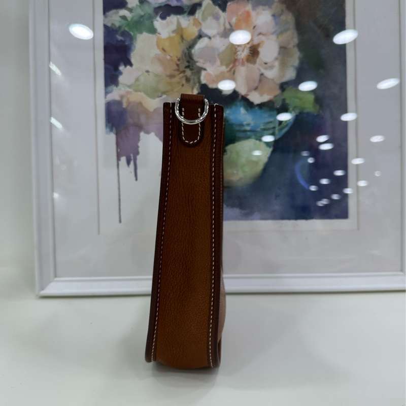 Hermes evelyne mini馬鞍皮金棕 Z刻 有購證-3