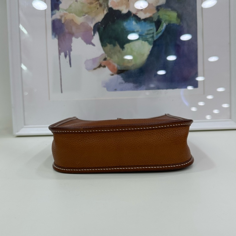 Hermes evelyne mini馬鞍皮金棕 Z刻 有購證-8