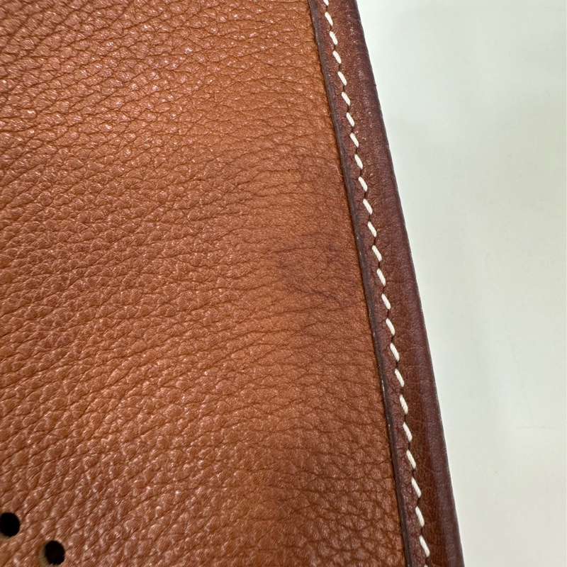 Hermes evelyne mini馬鞍皮金棕 Z刻 有購證-10