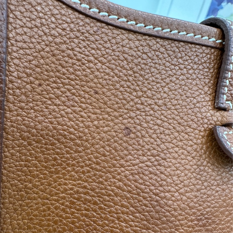 Hermes evelyne mini馬鞍皮金棕 Z刻 有購證-11