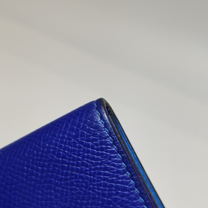 Hermes Bearn 牛皮 標誌H袢帶 皮夾-13