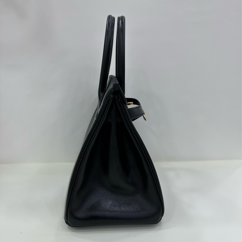 Hermes birkin30 box皮 黑金 Y刻-3