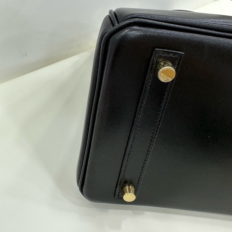 Hermes birkin30 box皮 黑金 Y刻-11