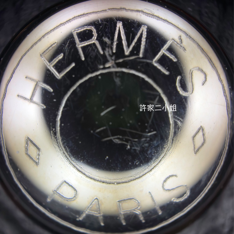 Hermes 二手閒置 98新閒置 Calvi Duo 黑色 雙層釦式零錢卡包-11