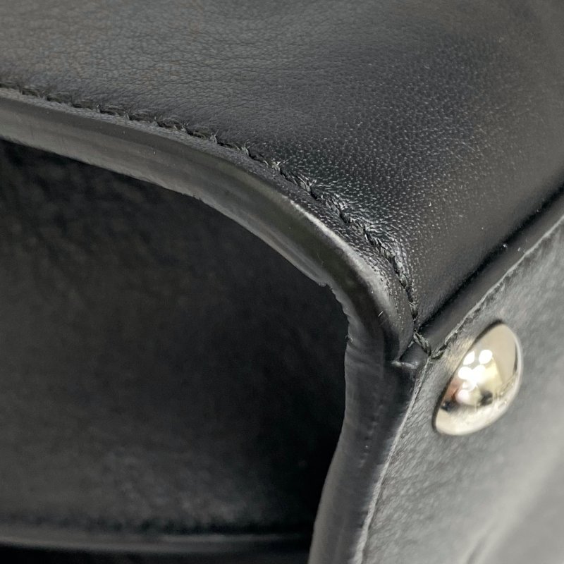 ☆Fendi 芬迪 Black Calfskin 2Way Bag 黑色小牛皮兩用袋 -257015026-16