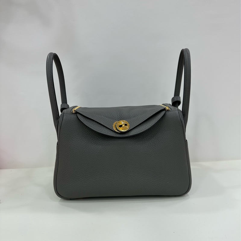 Hermes lindy 26 積雨雲灰金扣 tc皮 u刻-1