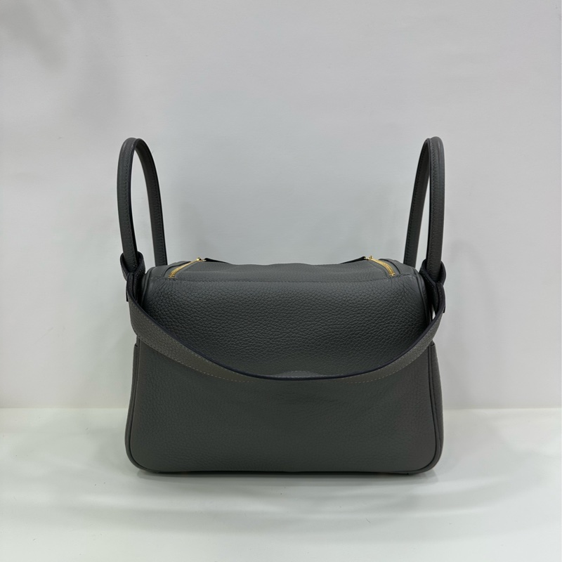 Hermes lindy 26 積雨雲灰金扣 tc皮 u刻-2