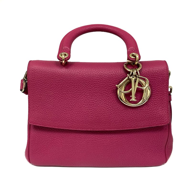 ☆ Christian Dior 迪奧 Pink Calfskin Be Dior 2Way Bag 粉紅色小牛皮兩用袋 - 257015166-1