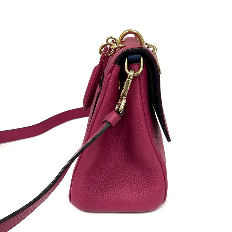 ☆ Christian Dior 迪奧 Pink Calfskin Be Dior 2Way Bag 粉紅色小牛皮兩用袋 - 257015166-4