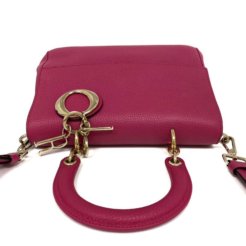 ☆ Christian Dior 迪奧 Pink Calfskin Be Dior 2Way Bag 粉紅色小牛皮兩用袋 - 257015166-6