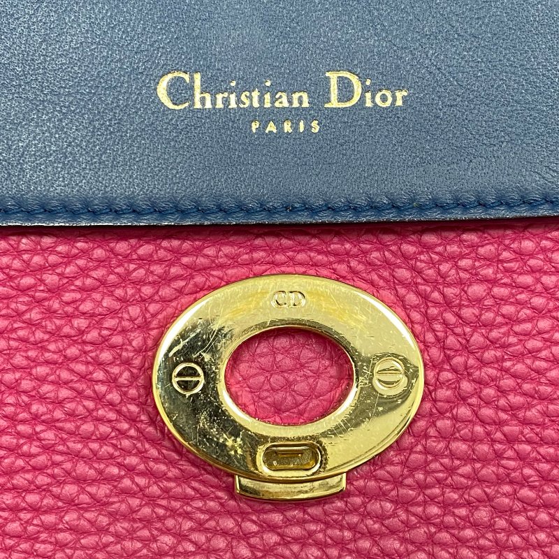 ☆ Christian Dior 迪奧 Pink Calfskin Be Dior 2Way Bag 粉紅色小牛皮兩用袋 - 257015166-14