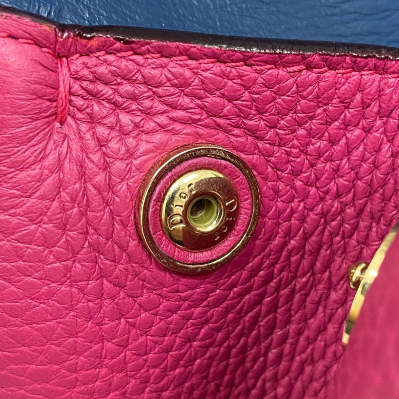 ☆ Christian Dior 迪奧 Pink Calfskin Be Dior 2Way Bag 粉紅色小牛皮兩用袋 - 257015166-18