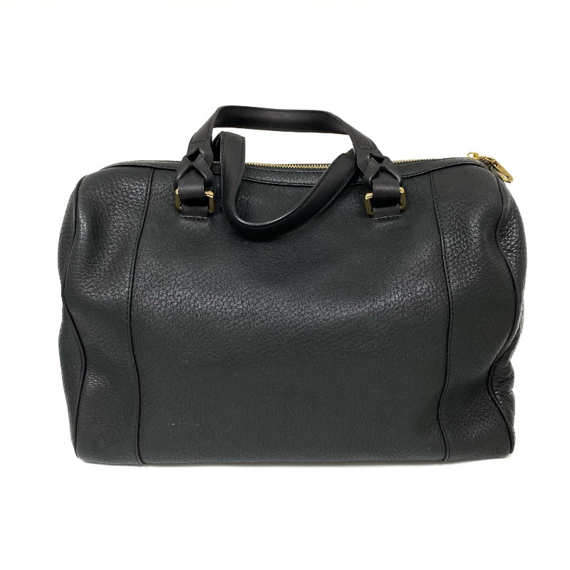 ☆ Loewe 羅意威 Black Calfskin Boston 2Way Bag 黑色小牛皮兩用袋 - 257015336-2