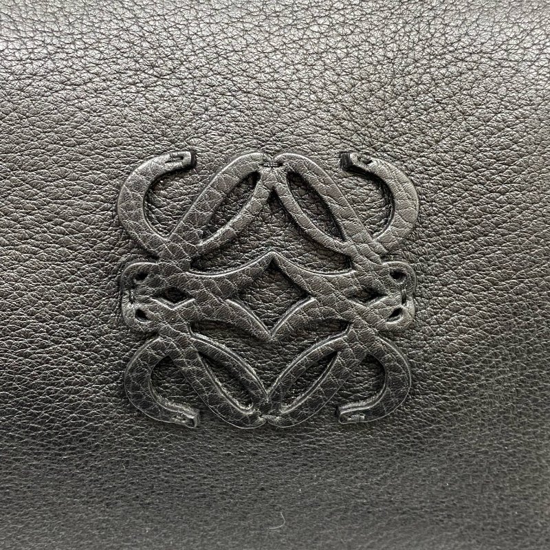 ☆ Loewe 羅意威 Black Calfskin Boston 2Way Bag 黑色小牛皮兩用袋 - 257015336-14